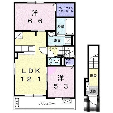 エレガンス　ケリー　Ⅱの物件間取画像